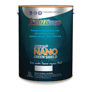 Sơn màu ngoại thất - Sơn gốc nước CAO CẤP CÔNG NGHỆ NANO - JOTON NANOGREEN (4kg)