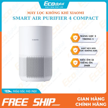 Máy lọc không khí khử mùi hôi, diệt vi khuẩn trong không khí Smart Air Purifier 4 Compact