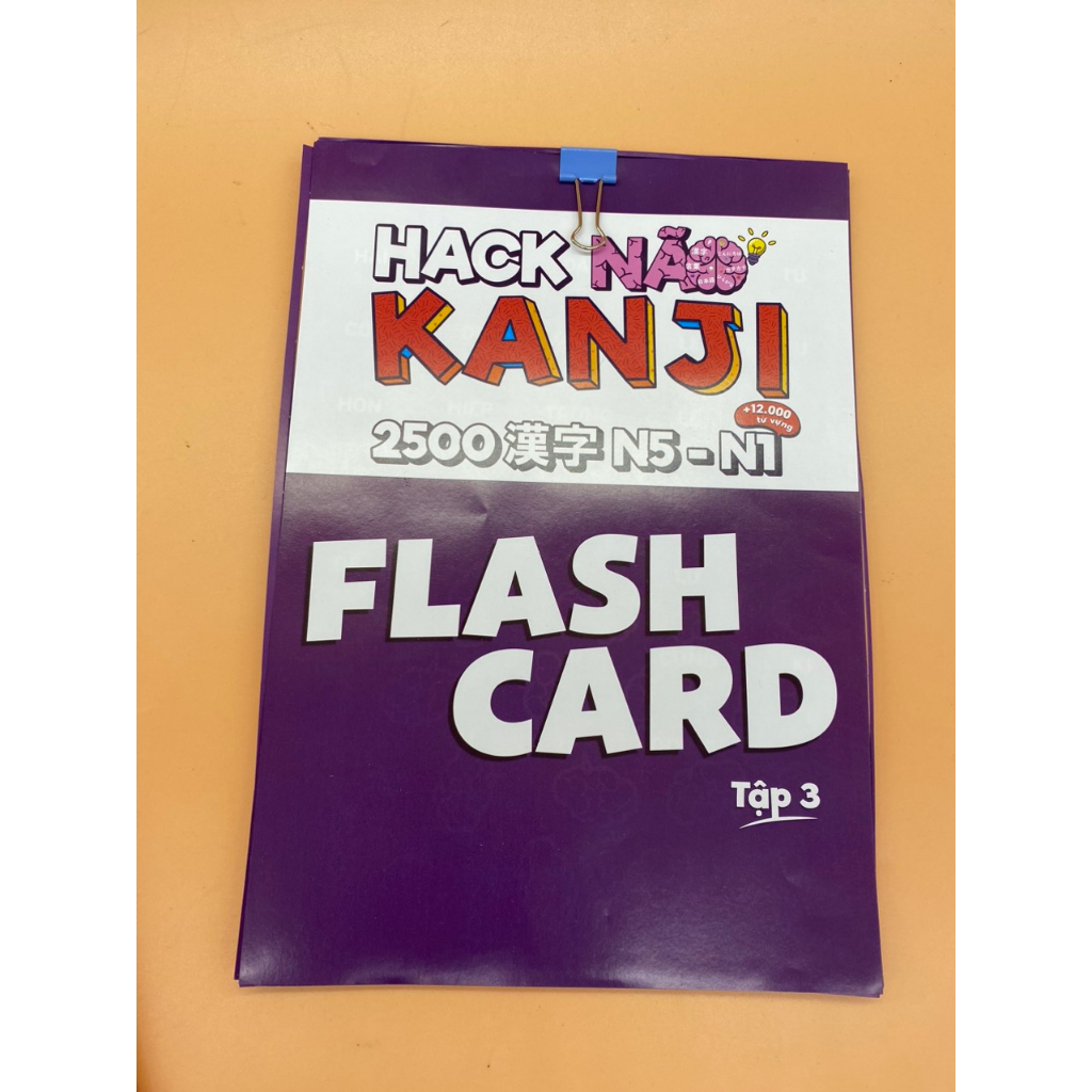 Sách Tiếng Nhật - Flashcard Hack Não Kanji Tập 1+2+3 | Shopee Việt Nam