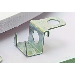 Ke chữ Z có móc BEDO (Túi 1000c) - Ke vuông góc 90 độ đỡ hậu, tai bắt vít cố định gáy nhôm, inox bền chắc