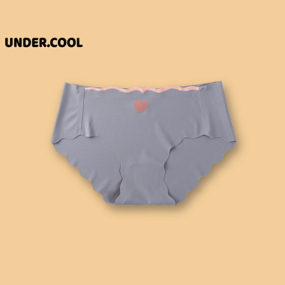 Quần Lót Nữ Cotton Lụa UNDERCOOL Đáy Ép Lót Kháng Khuẩn Thoáng Khí Cạp Vừa QL05