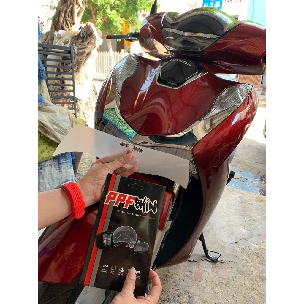 PPF chóa đèn SH 125 150 160 350i 2023 ... PPF dán bảo vệ chóa đèn