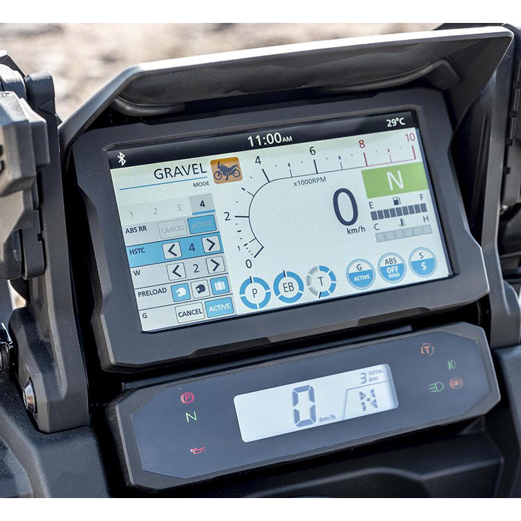 PPF xe HONDA Africa twin 2024. UPPF dán bảo vệ mặt đồng hồ xe