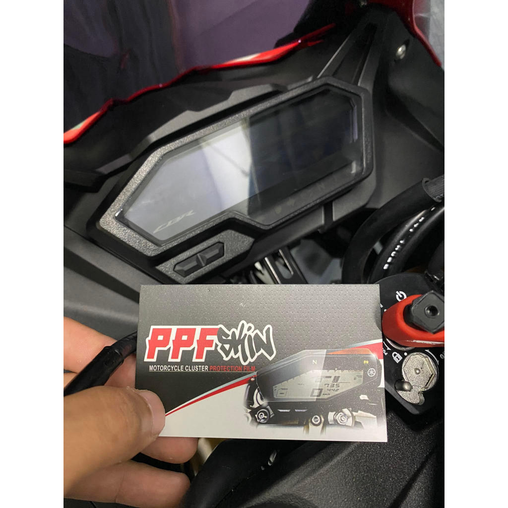 PPF HONDA CBR150R 2021 ... PPF dán bảo vệ mặt đồng hồ xe