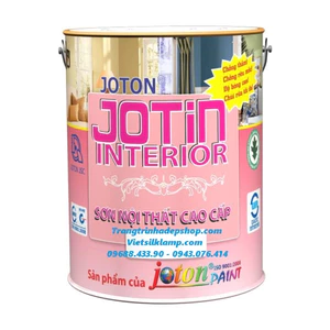 Sơn màu nội thất - Sơn gốc nước SIÊU BÓNG CAO CẤP JOTON JOTIN (5L)