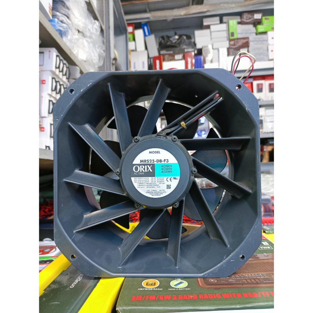 🌟🌟 Quạt NHẬT thông hút gió vuông dài 25cm rộng 12cm sắt Super Orix ...