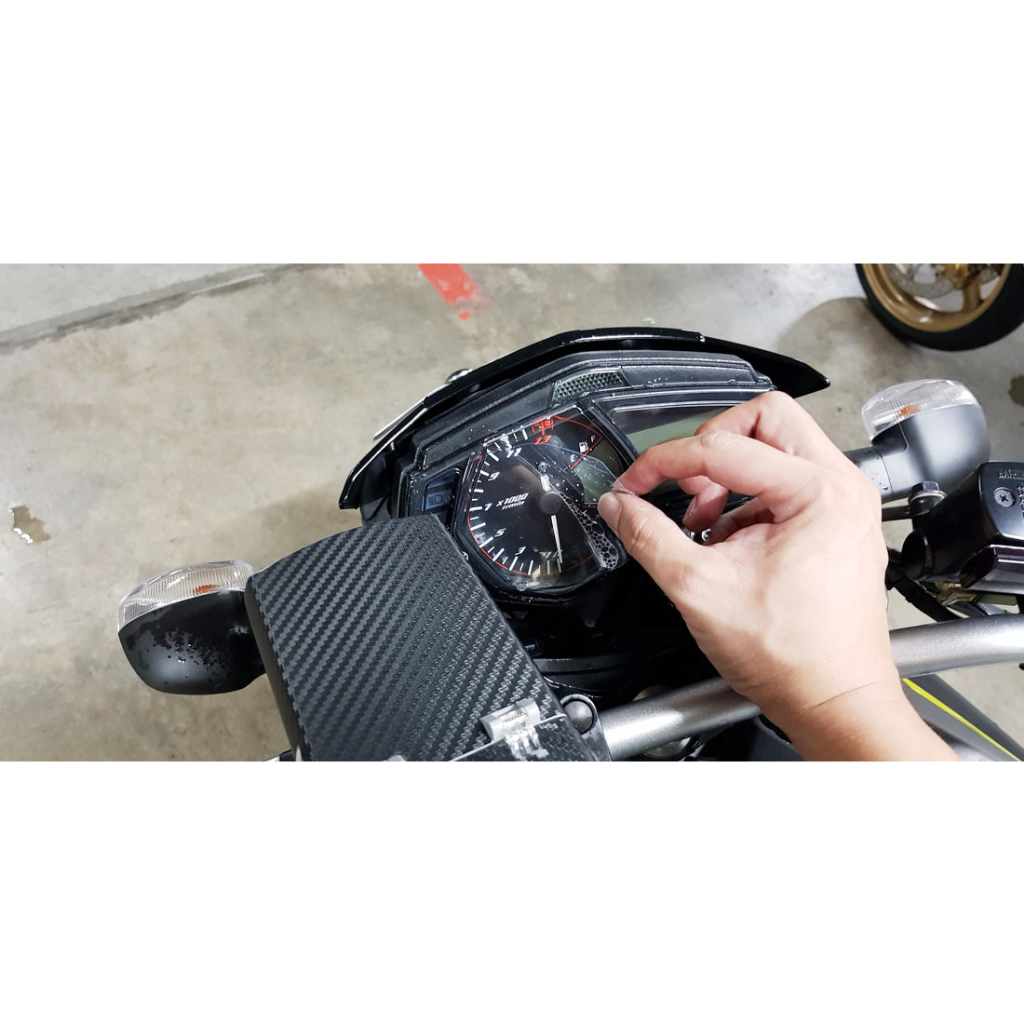 PPF Yamaha R3 (2017) .... UPPF dán bảo vệ mặt đồng hồ xe