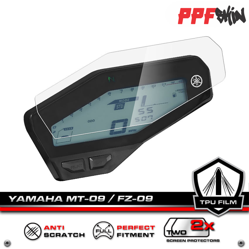 PPF Yamaha MT09 (2021) ...UPPF dán bảo vệ mặt đồng hồ xe