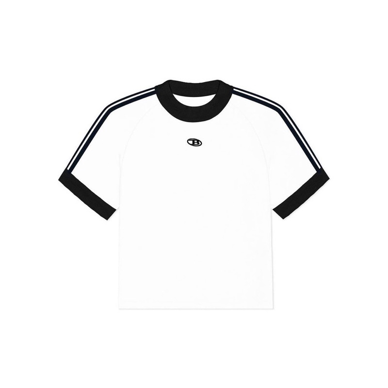 ao thun form fit chu b ao baby tee chat cotton co gian