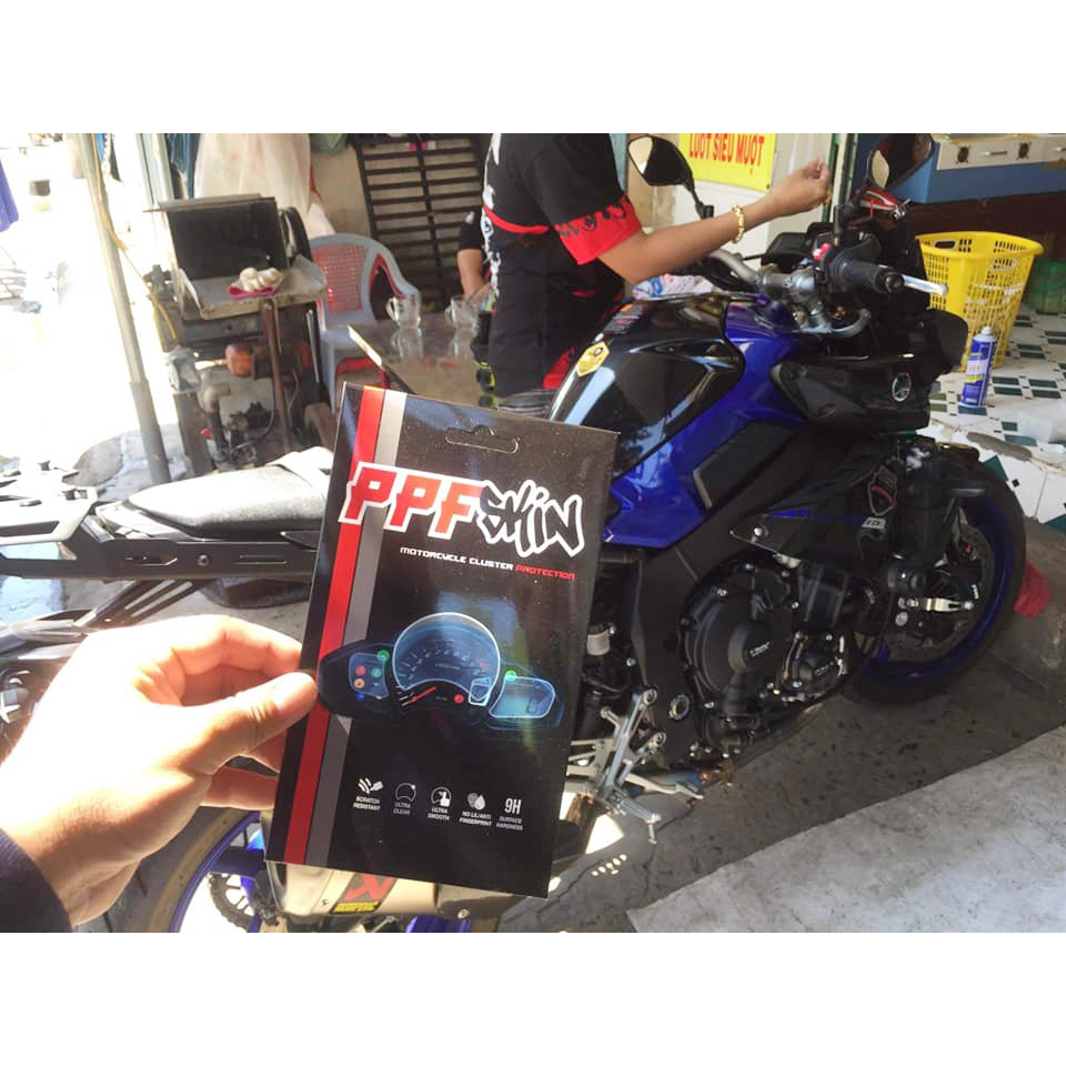 PPF Yamaha MT10 2020...PPF dán bảo vệ mặt đồng hồ xe ,hàng nhập khẩu