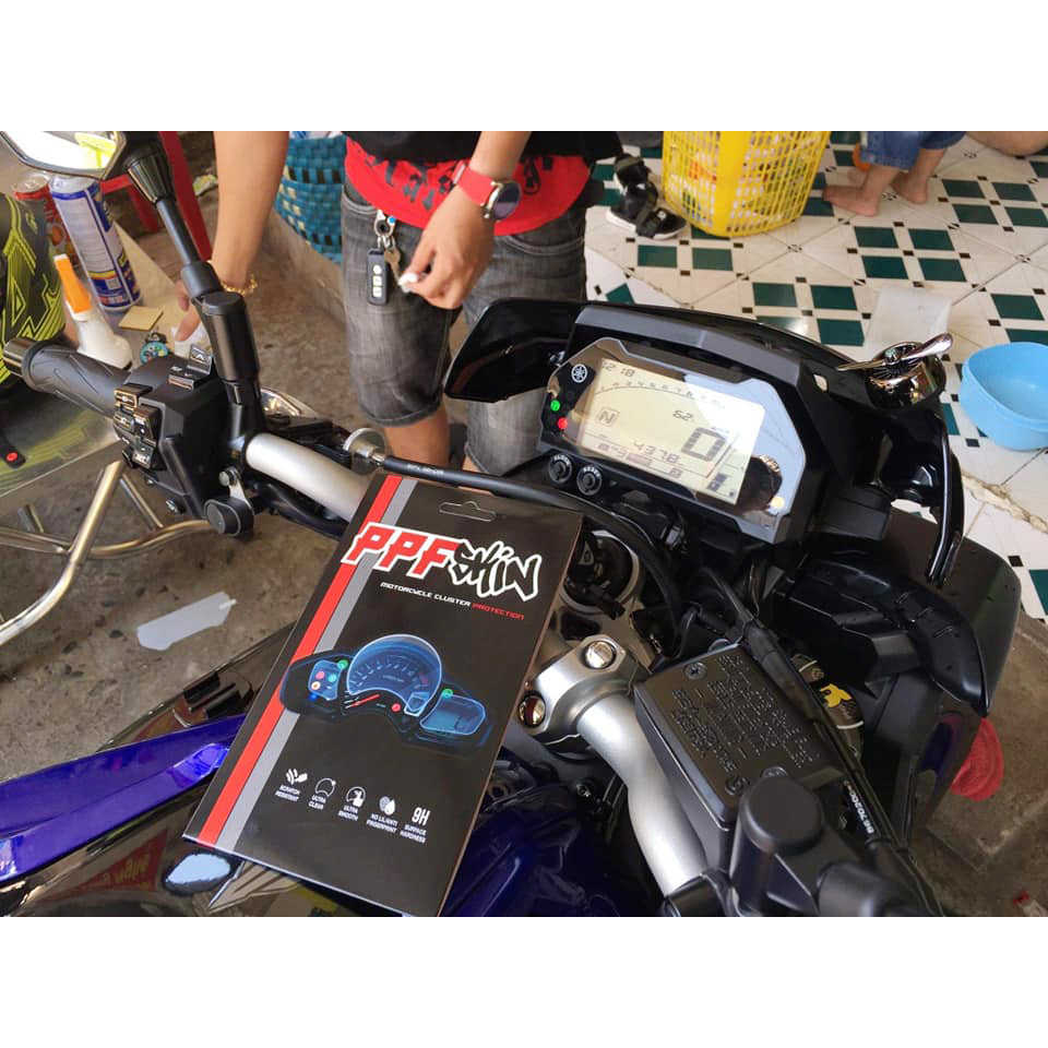 PPF Yamaha MT10 2020...PPF dán bảo vệ mặt đồng hồ xe ,hàng nhập khẩu