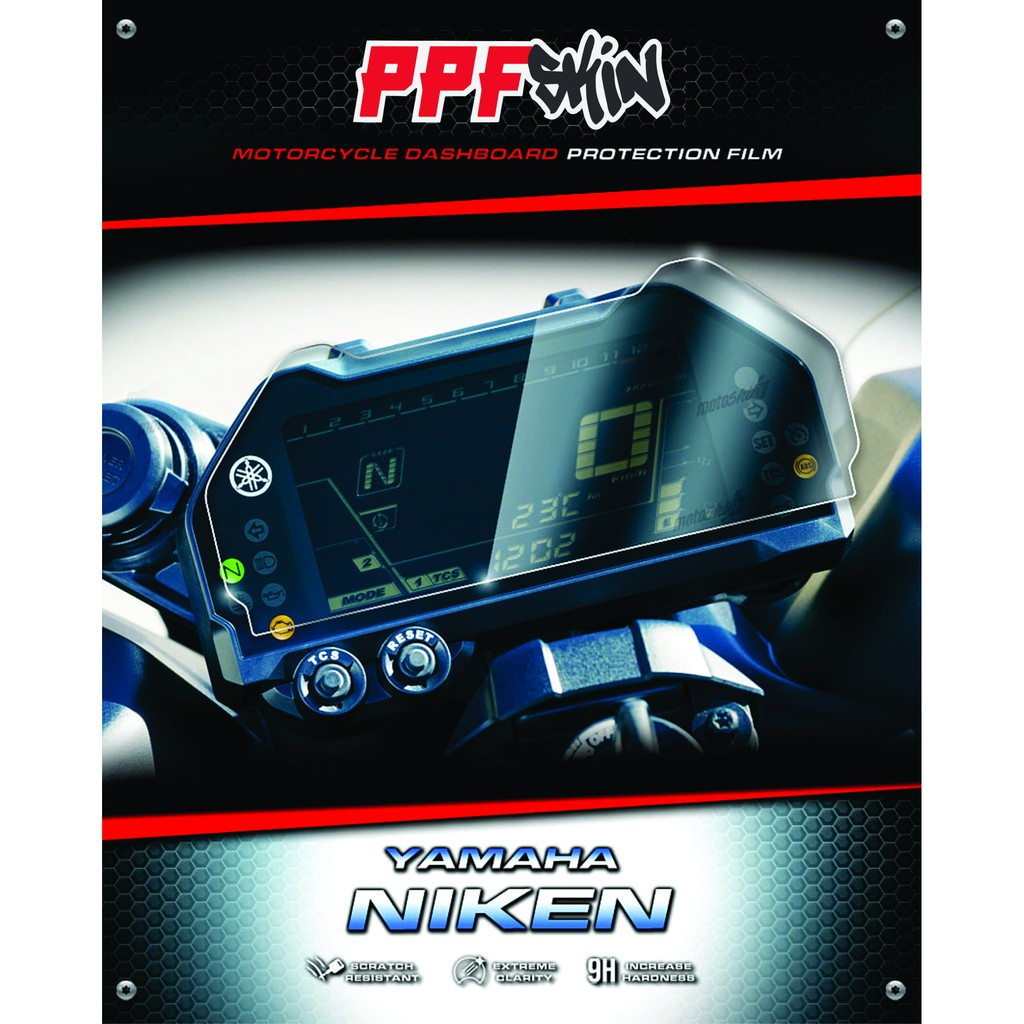 PPF Yamaha MT10 2020...PPF dán bảo vệ mặt đồng hồ xe ,hàng nhập khẩu
