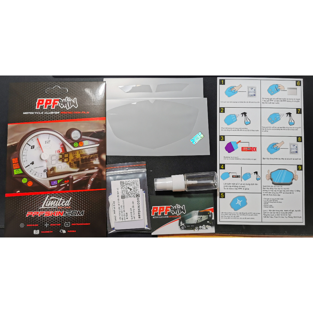 PPF dán Koso EXCITER 2010. koso uma. koso ex 2010. hàng REAL ... PPF dán mặt đồng hồ xe. hàng nhập khẩu