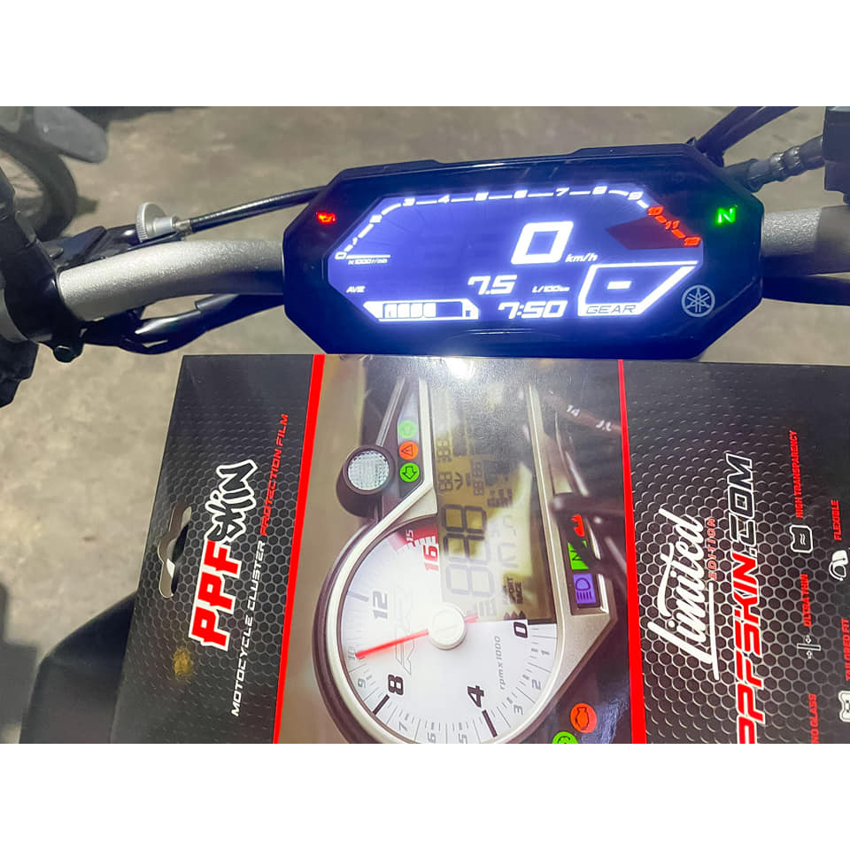 PPF YAMAHA MT07 FZ07 2022 .....dán bảo vệ mặt đồng hồ xe , hàng nhập khẩu