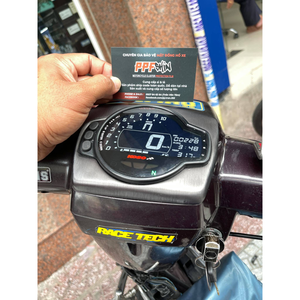 PPF Koso MS-01.....dán bảo vệ mặt đồng hồ xe , hàng nhập khẩu