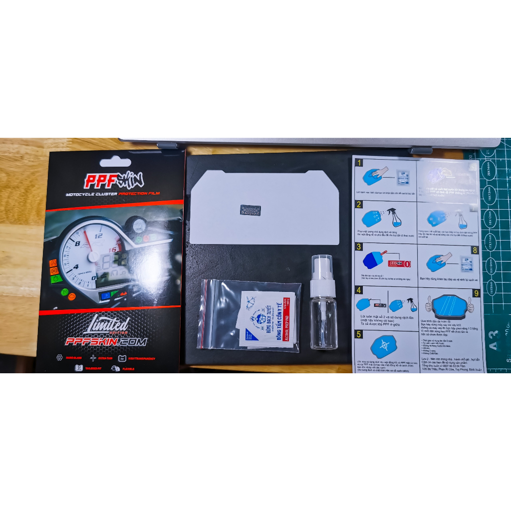PPF Yamaha R7 2023 ...PPF dán bảo vệ mặt đồng hồ xe , hàng nhập khẩu