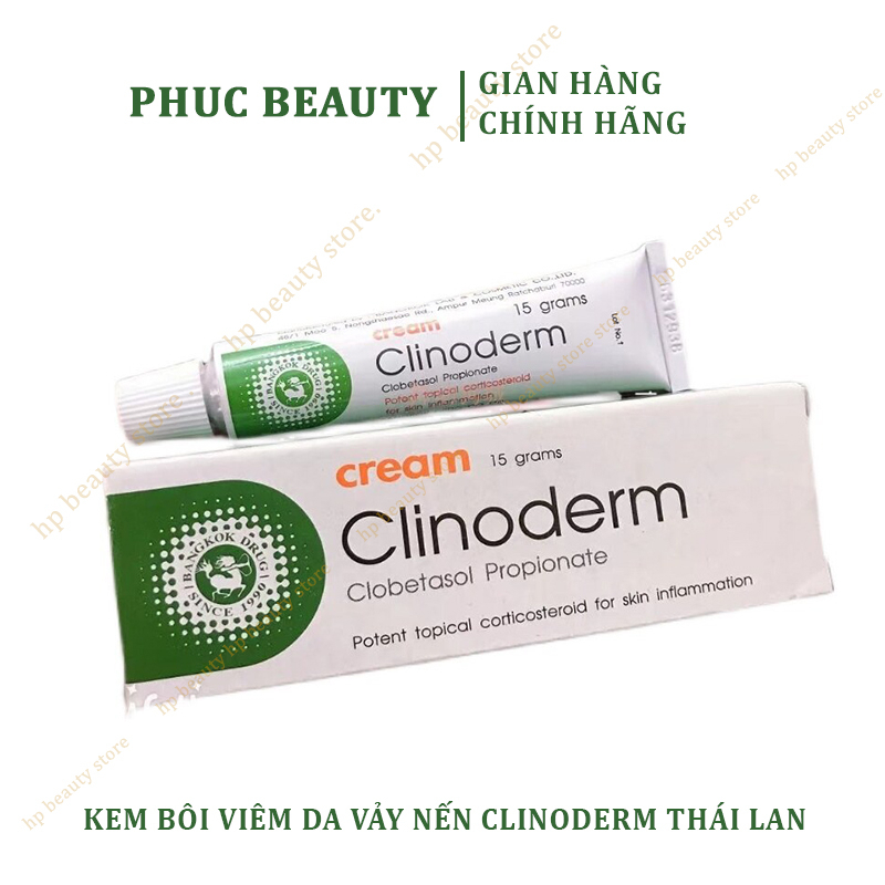 Kem bôi vảy nến Clinoderm Thái Lan 15g - Đánh bay nấm da, chống ngứa ...