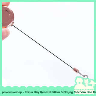 [Sẵn VN - Hỏa Tốc] Tơrua Kim Loại Dây Kéo Rút 15cm Sử Dụng Móc Bao Đựng Thẻ Nhân Viên Phong Cách Nhã Nhặn Tinh Tế