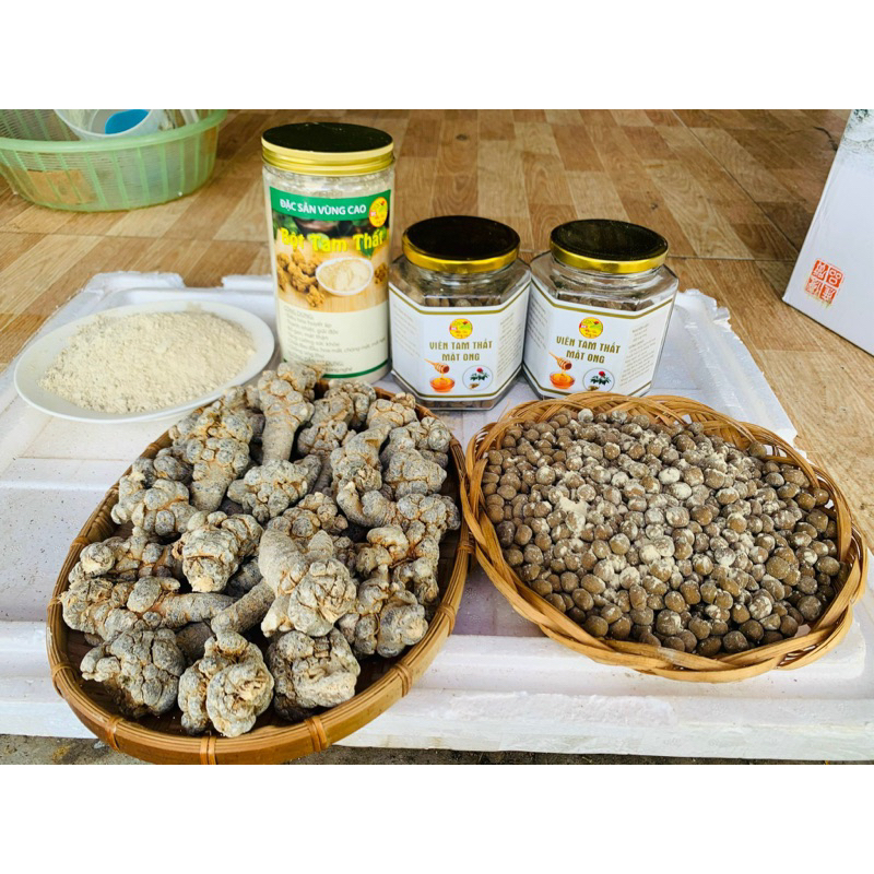 Tam Thất Bắc Khô Nguyên Củ – Tam Thất Tây Bắc – Loại Củ Già, Sạch, Khô Tự Nhiên