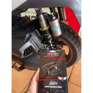 PPF dán phuộc NITRON xe SH 2023... PPF dán bảo vệ mặt đồng hồ xe