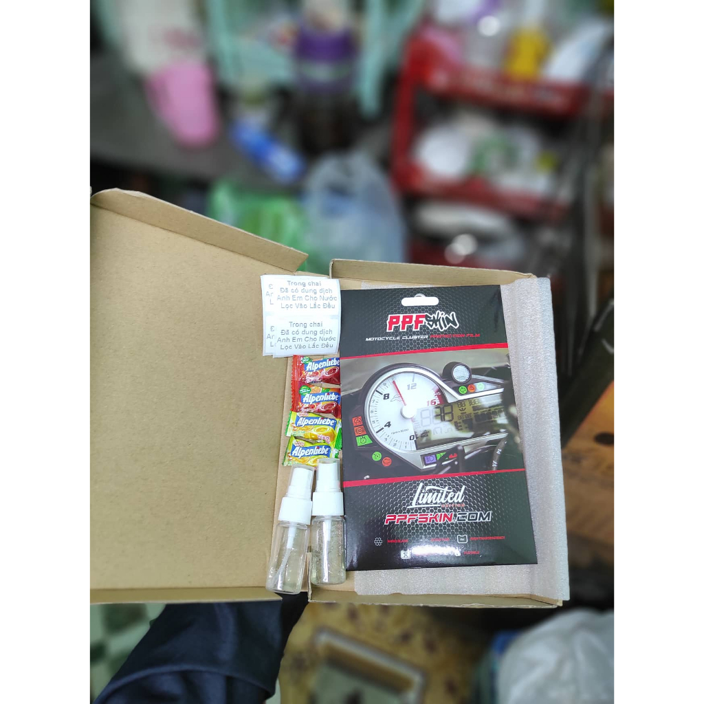 PPF dán phuộc NITRON xe SH 2023... PPF dán bảo vệ mặt đồng hồ xe