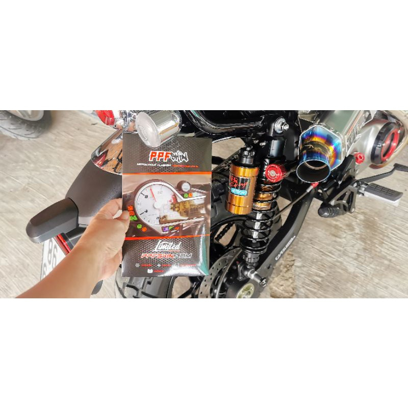 PPF dán phuộc NITRON xe SH 2023... PPF dán bảo vệ mặt đồng hồ xe