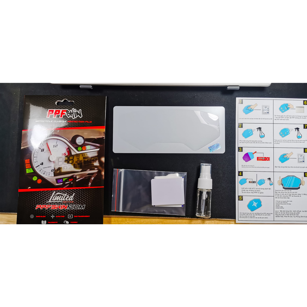 PPF xe YADEA S3 , S3 PRO PPF xe điện  .... UPPF miếng dán bảo vệ mặt đồng hồ xe điện