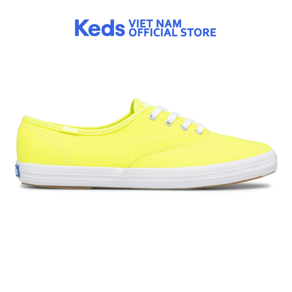 Giày Keds Nữ- Champion Seasonal Canvas Neon Yellow- KD066460