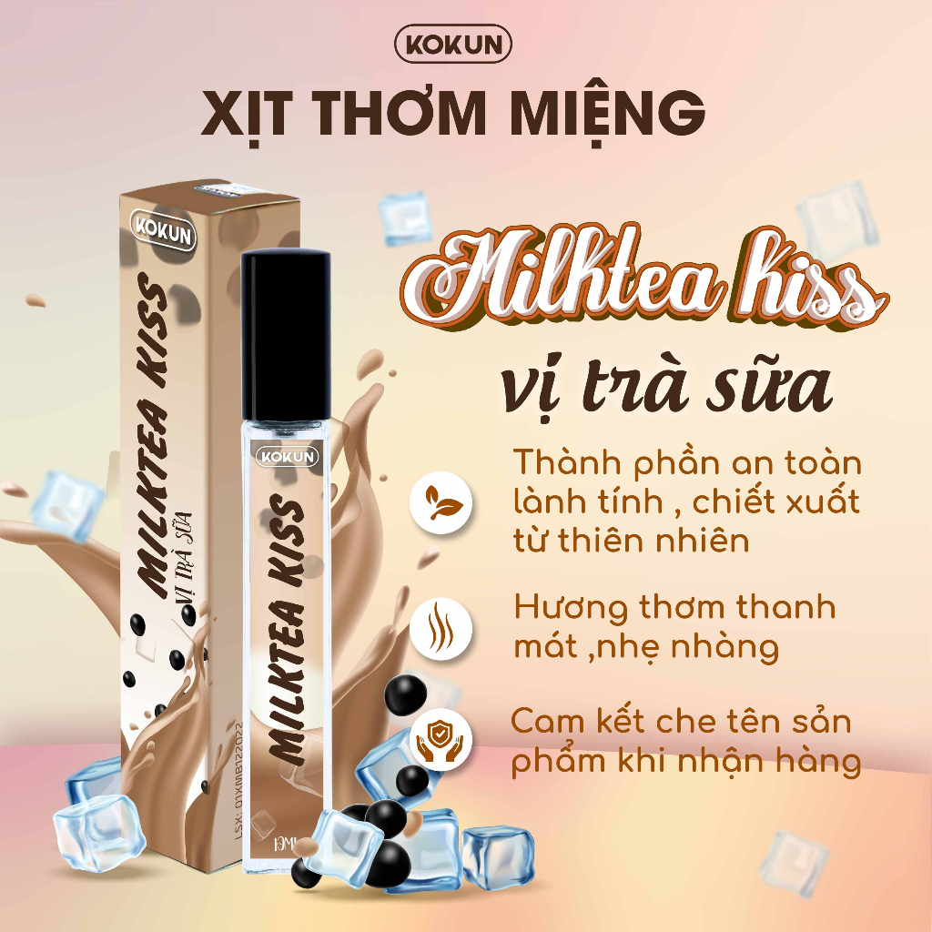 Xịt Thơm Miệng Vị Trà Sữa - Hơi Thở Thơm Mát, Ngọt Ngào Cả Ngày