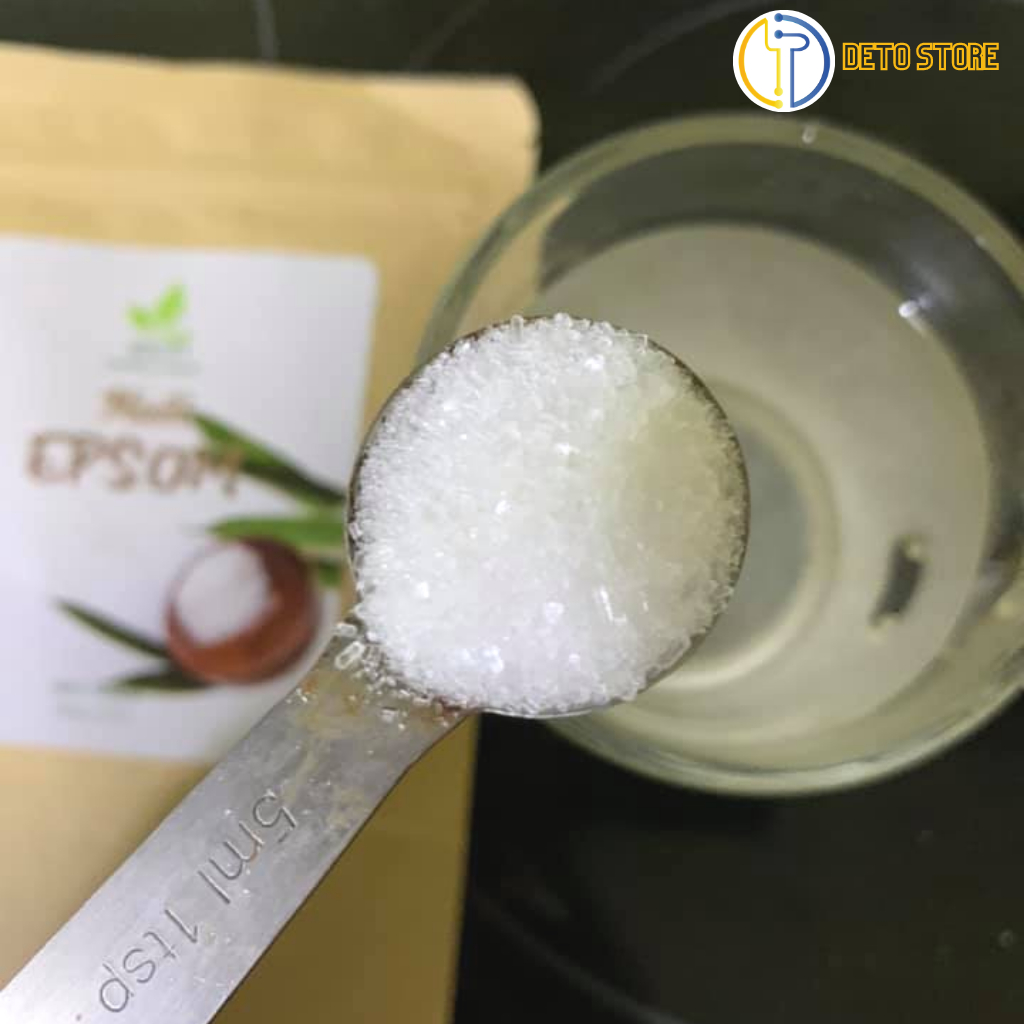 Muối epsom nguyên chất 100% Viet Healthy, giúp tẩy sỏi gan mật, thải độc gan, nhuận tràng