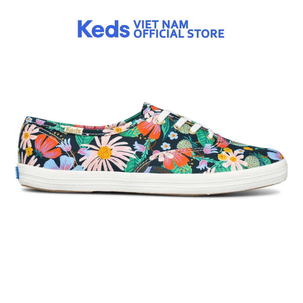Giày Keds Nữ- Champion Canvas Rifle Paper Co. Dovecoat Navy Multi- KD066072