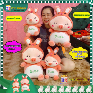 THÚ NHỒI BÔNG HÌNH CON HEO THỎ RẤT DỄ THƯƠNG SIÊU MỀM ÔM NGỦ TRANG TRÍ MUA CHỌN SIZE - GIAO RẤT NHANH