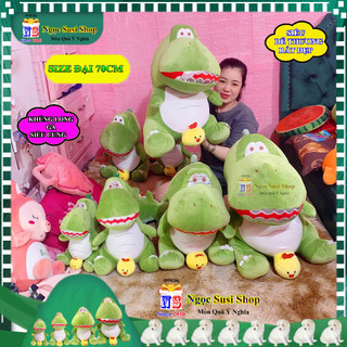 THÚ NHỒI BÔNG HÌNH CON KHỦNG LONG GÀ ĐẸP NHƯ ẢNH SIÊU MỀM MỊN RẤT HOT MUA CHỌN SIZE - đồ chơi doll toy gấu bông