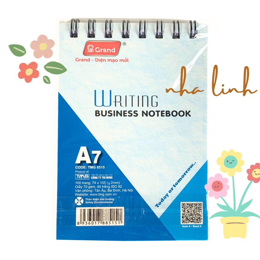 Sổ lò xo Grand A7 – 100 trang | Shopee Việt Nam