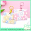 Dây Móc Bao Đựng Thẻ Nhân Viên Ngang Nhựa ABS Phong Cách Hình Hoa Flower Cổ Điển Và Hiện Đại