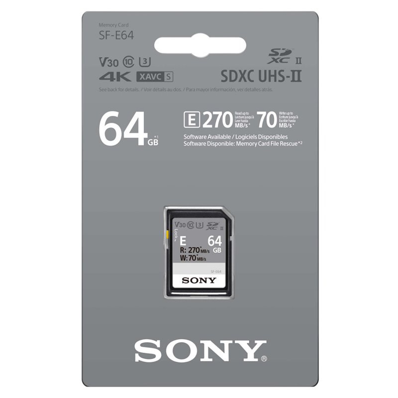 Thẻ Nhớ Sony 64GB SF giá tốt Tháng 12, 2023 | Mua ngay | Shopee