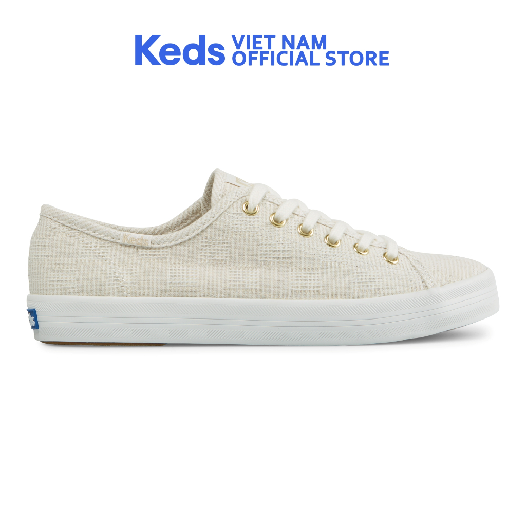 Giày Keds Nữ - Kickstart Canvas Crosshatch Tan- KD066790