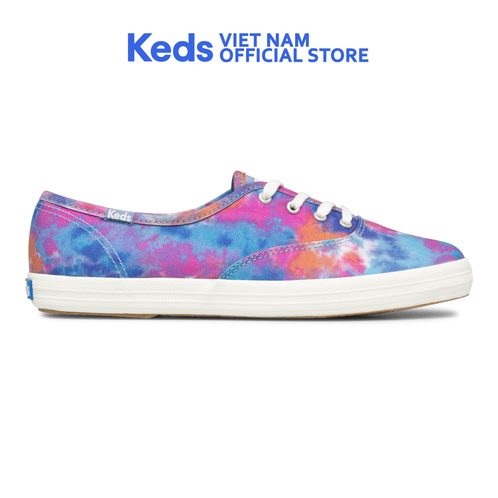 Giày Keds Nữ- Champion Canvas Tie Dye Blue/ Pink- KD065877