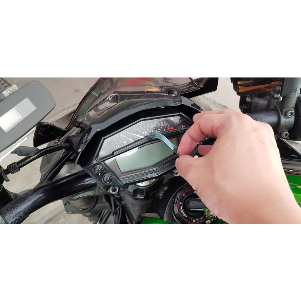 PPF Kawasaki Z1000 ....PPF dán bảo vệ mặt đồng hồ xe , xước tự phục hồi vết xước dâm