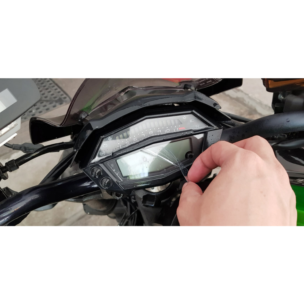 PPF Kawasaki Z1000 ....PPF dán bảo vệ mặt đồng hồ xe , xước tự phục hồi vết xước dâm