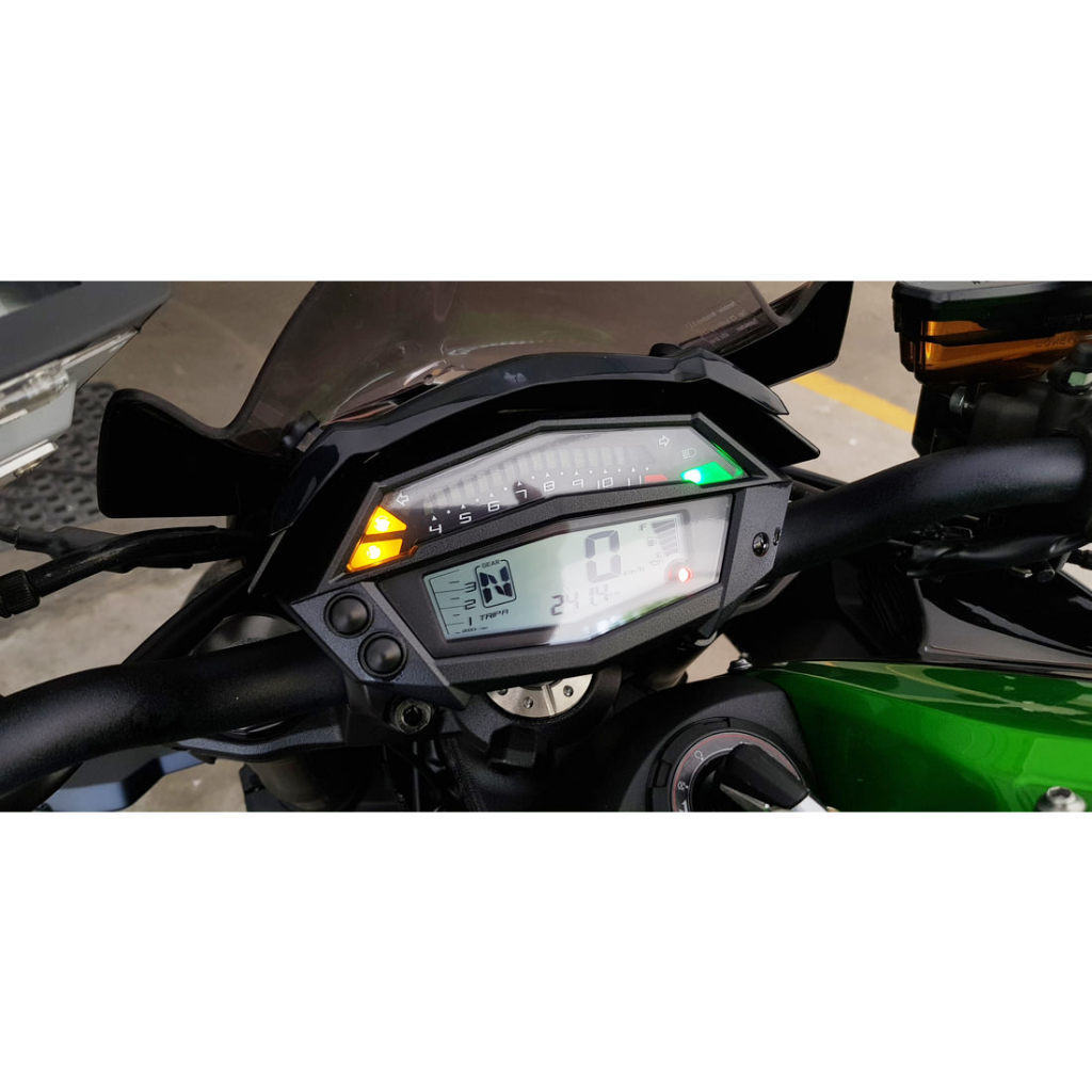 PPF Kawasaki Z1000 ....PPF dán bảo vệ mặt đồng hồ xe , xước tự phục hồi vết xước dâm