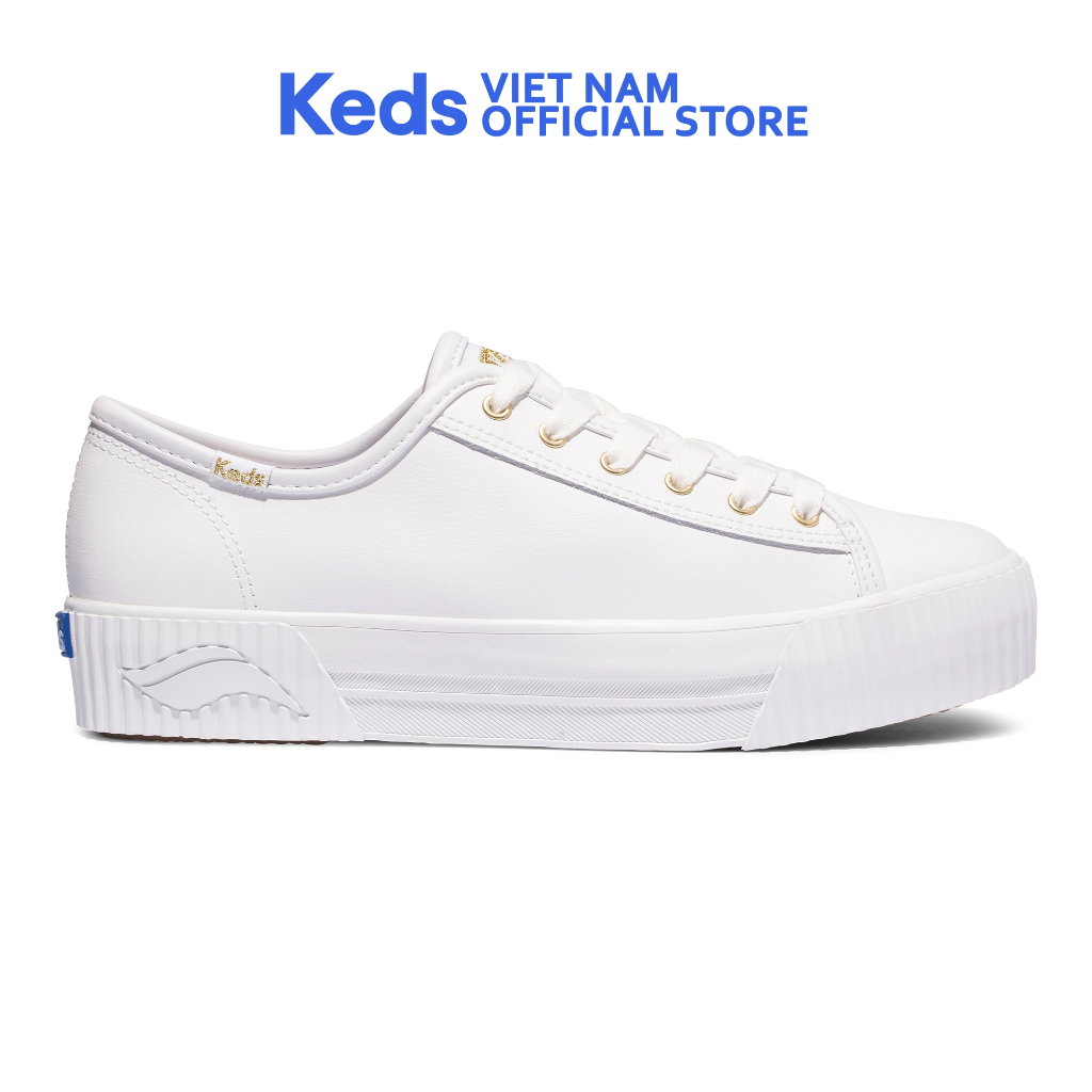 Giày Keds Nữ- Triple Kick AMP Leather White- KD064550