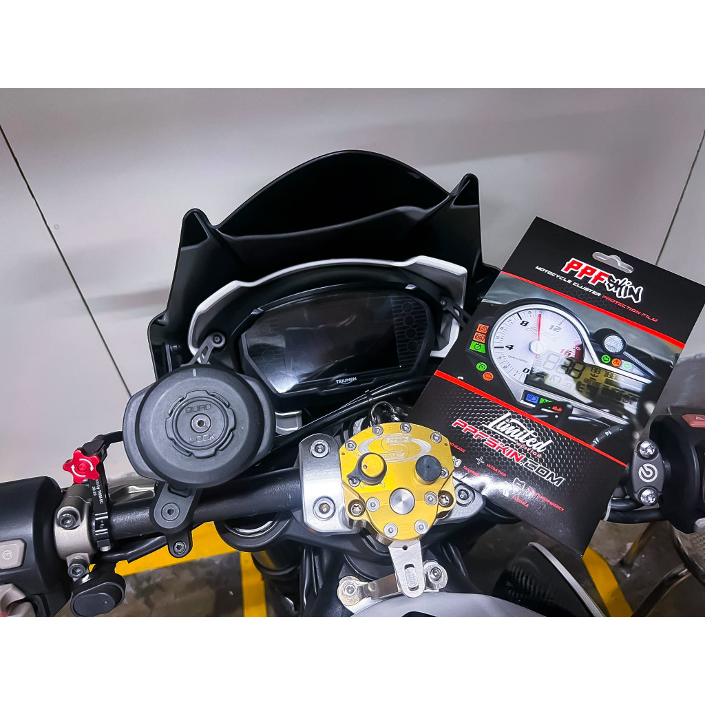 Triumph Tiger 800,850, 1200.. .UPPF dán bảo vệ mặt đồng hồ xe