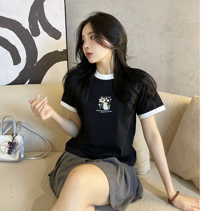 Áo thun Baby Tee Mini Cat unisex phông Nam Nữ Local Brand Chính Hãng Logo Midori M Studio