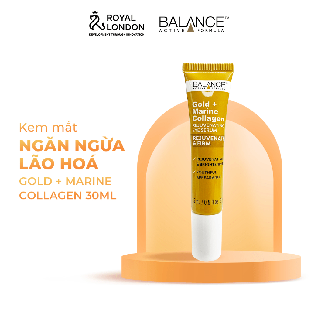 Ảnh Serum Tái Tạo Và Dưỡng Da Mắt Balance Active Formula Gold Collagen Rejuvenating eye 15ml 1