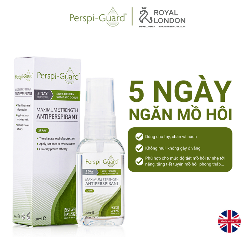 Ảnh Xịt khử mùi toàn thân cao cấp Perspi-Guard hiệu quả 5 ngày 30ml 3
