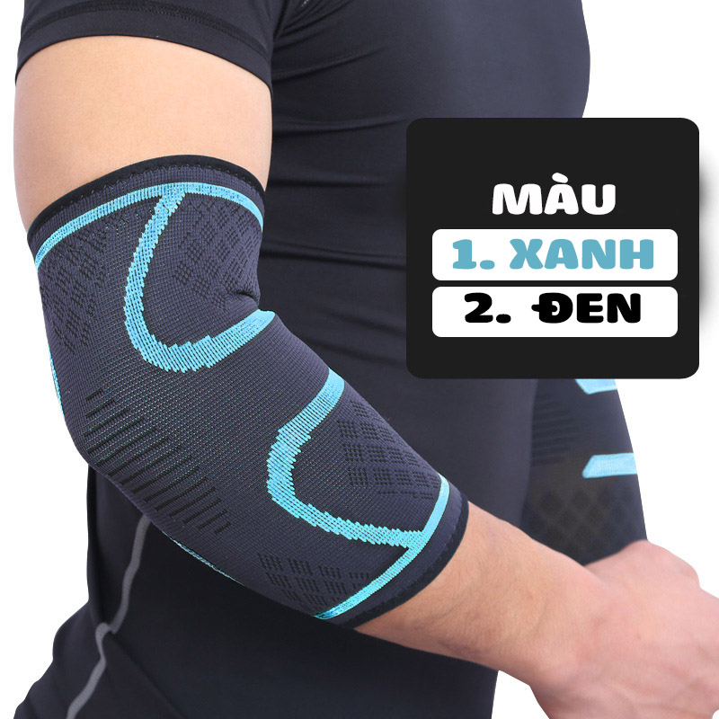 Ảnh Băng quấn bảo vệ khuỷu tay Aolikes hỗ trợ tập luyện chơi thể thao chất liệu vải thun co giãn thoáng mát 1