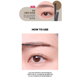 Mascara Lông Mày Lâu Trôi LILYBYRED Skinny Mes Browcara 3.5g Tự Nhiên Bền Màu Chống Nước - Bebeau