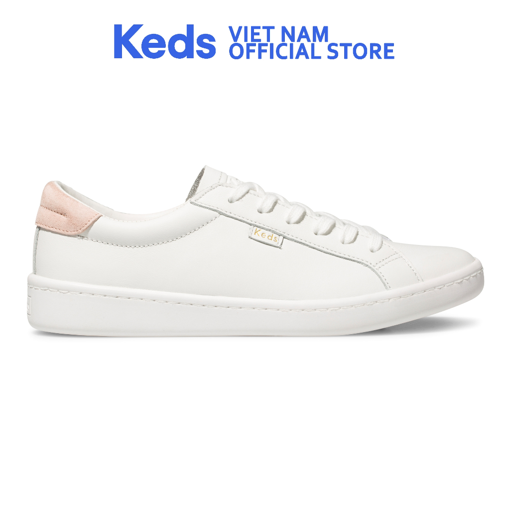 Giày Keds Nữ- Ace Leather White- KD057442