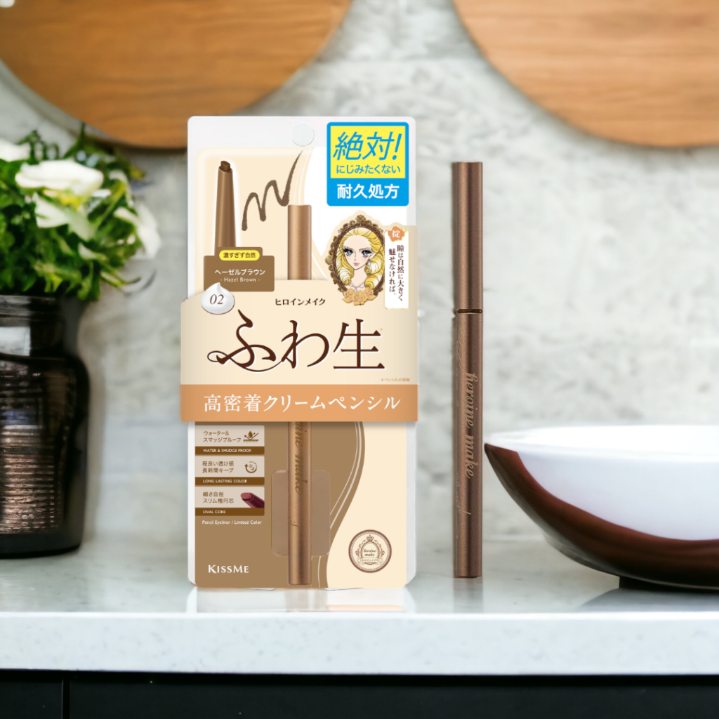 Bút Chì Sáp Kem Kẻ Mí Mắt Kissme Heroine Make Soft Define Cream Pencil (Màu Nâu Hazel 02)